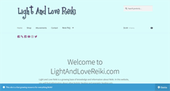 Desktop Screenshot of lightandlovereiki.com
